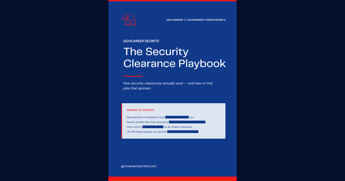Security Clearance Playbook cover