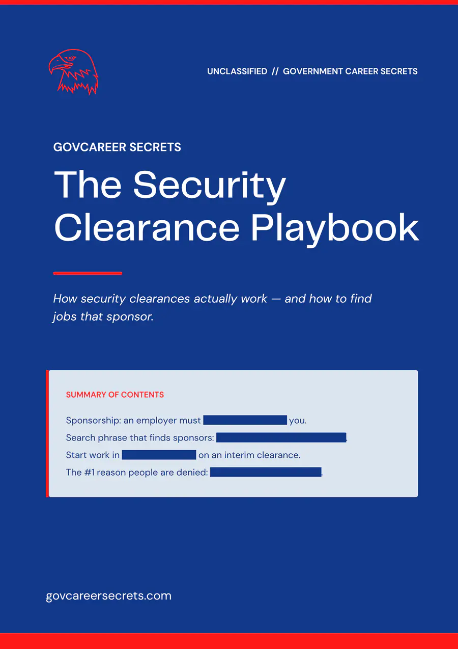 The Security Clearance Playbook cover